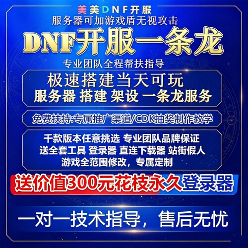 DNF开服一条龙版本出售DnF架设60-110级搭建DNF搭建 pvf修改定制