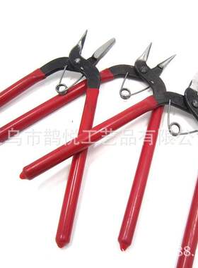 韩国小平口钳 无齿尖嘴钳 饰品开圈钳子 DIY挂圈弯针五金工具