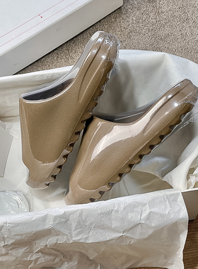 大王椰子拖鞋男女款正品2026新款夏季外穿透气踩屎感厚底OG YEEZY