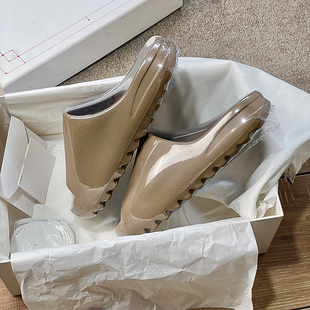 大王椰子拖鞋男女款正品2026新款夏季外穿透气踩屎感厚底OG YEEZY