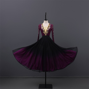 北京舞蹈演出服女学生艺考练习服装新疆维吾尔族成人考级少数民族