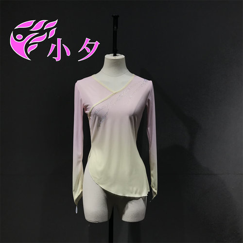 北京古典舞纱衣练功服女身韵舞蹈服上衣飘逸仙气艺考演出服装