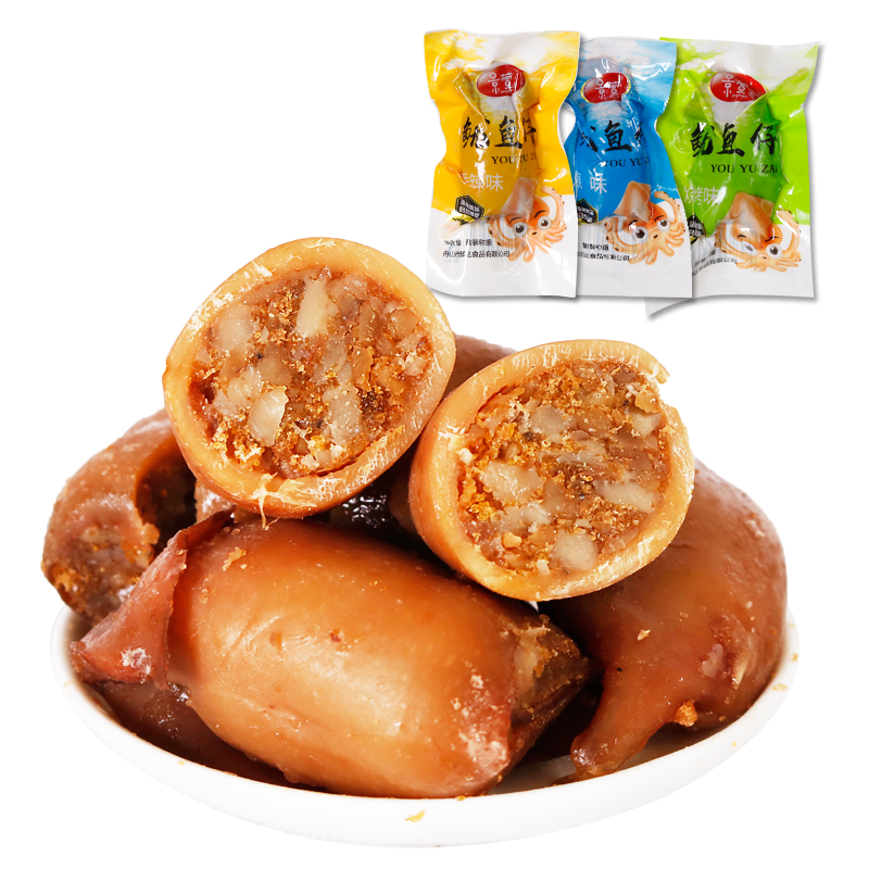 舟山特产海鲜零食景萱烧烤鱿鱼仔