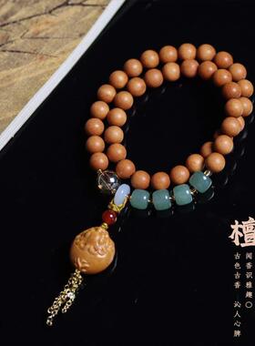 热卖搭配饰品印度老山芭比檀香佛念珠DIY手持链串毛衣项链男女士