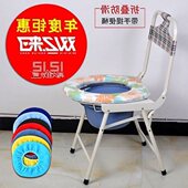 病人折叠坐便器残疾移动老年人便椅老年残疾人马桶用品坐便老人蹲