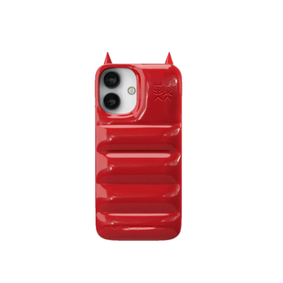 IVE韩团get同款urban红色小恶魔喜庆适用苹果16手机壳正方形摄像头promax手机壳14时尚高级感iPhone15pro防摔