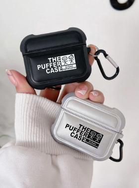 urbansophistication潮牌挂绳适用Airpods12345代保护套苹果pro二三四五代耳机壳软硅胶无线蓝牙羽绒服耳机套