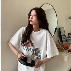 實拍實價2021寬鬆短袖T恤女