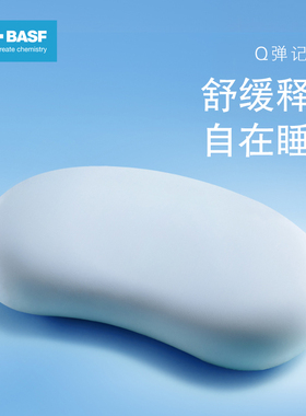 德国巴斯夫记忆枕慢回弹颈椎枕家用睡眠护颈枕头枕芯成人学生宿舍