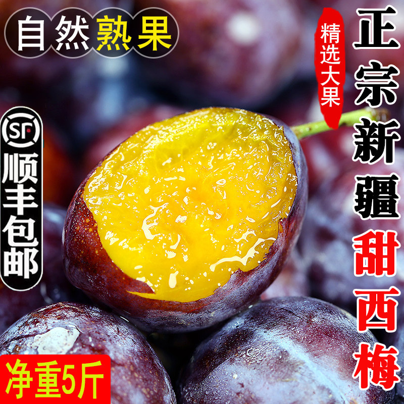正宗新疆西梅新鲜鲜果大果5斤喀什水果当季农家蓝蜜甜西梅应季3