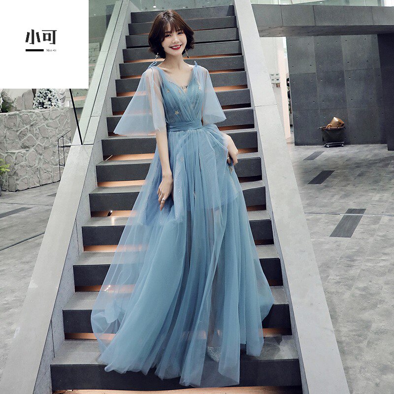 礼服简单大方2020新款宴会长款显瘦气质主持人晚礼服裙女气场女王|msdalam kategori Butik wanita / wanita, perkahwinan/Cheongsam/pakaian, pakaian/malam - dari Buy2taobao.com untuk memberikan perkhidmatan ejen Taobao profesional membeli