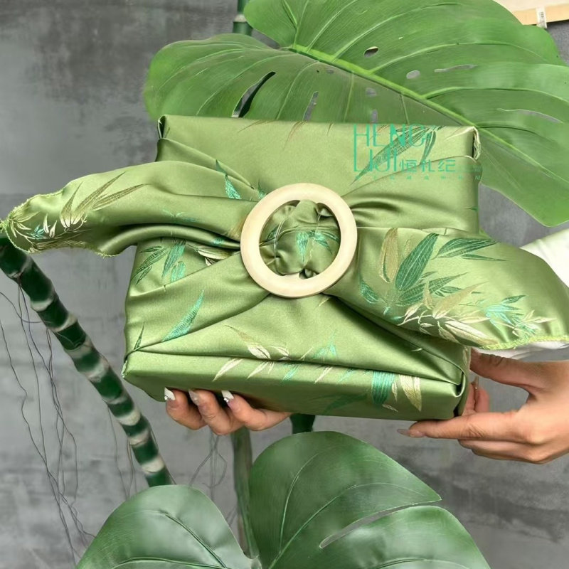 【端午节】伴手礼包装风吕敷双边刺绣布艺简约中国风送员工送朋友