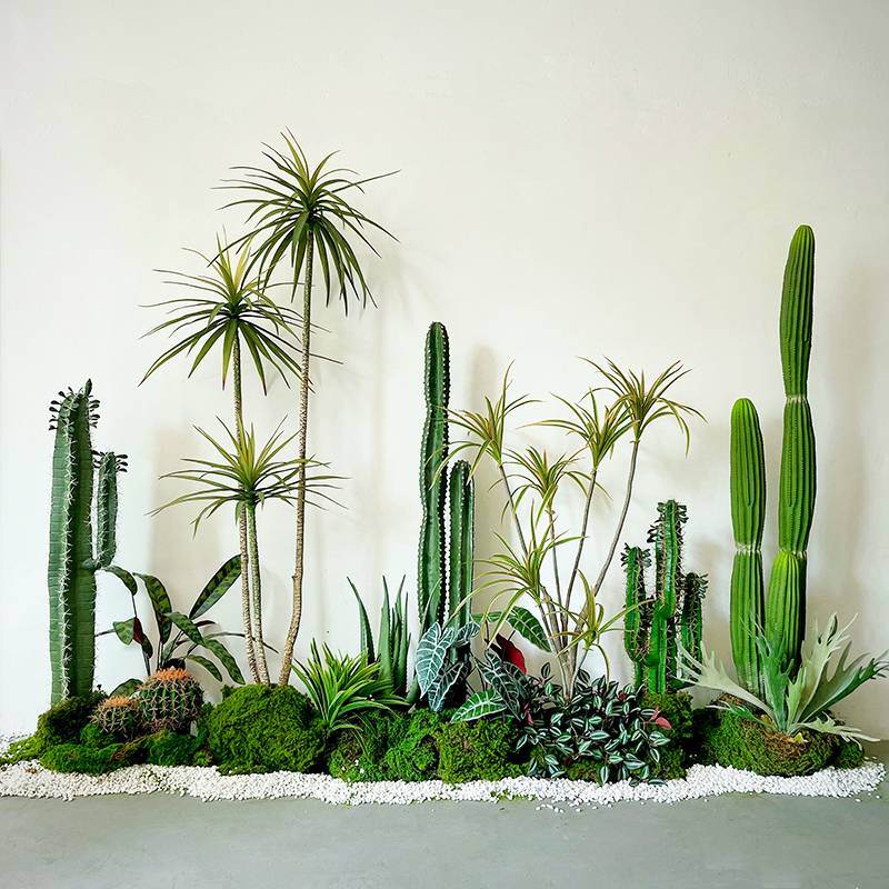 仿真植物假绿植造景组合软装设计