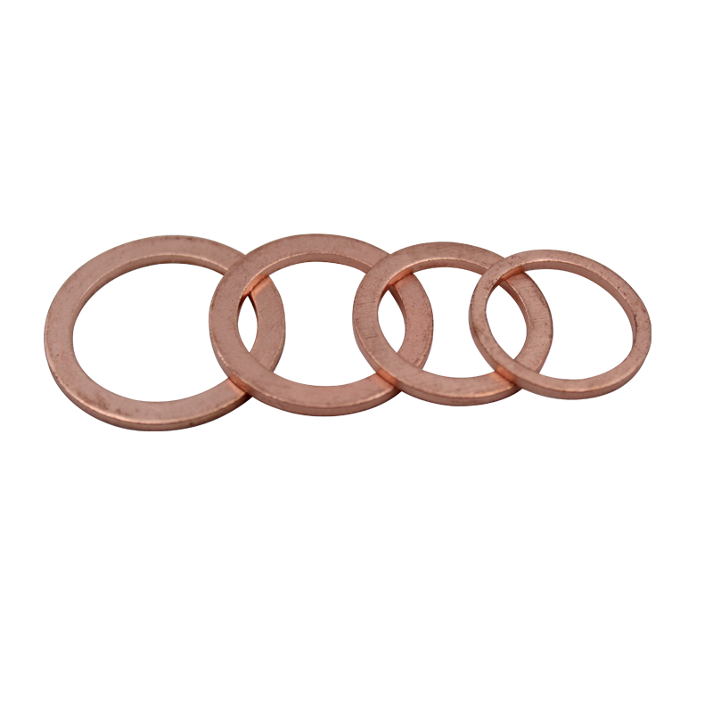 紫铜垫片船用表用密封垫圈1-1.5-2mm厚平垫内径M5-M6-M8-M10至M20