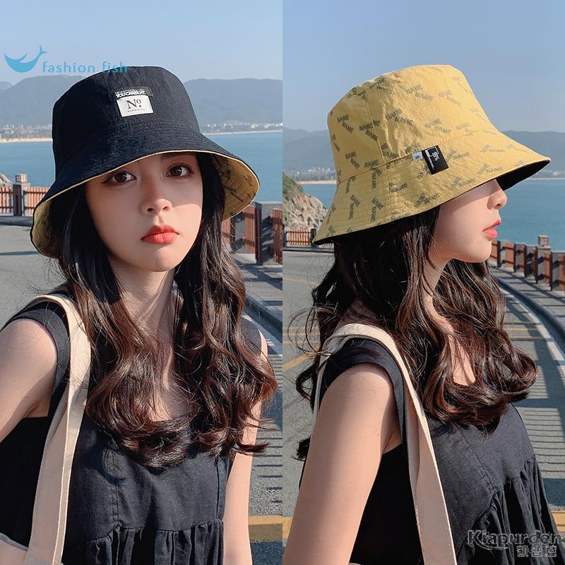 渔夫帽女2025新款夏季韩版潮防晒遮阳帽小百搭双面戴太阳帽盆帽子