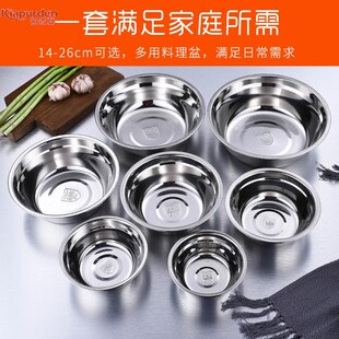 老式铝盆特厚家用打蛋盆和面盆厨房洗菜盆汤盆洗脸盆特大号洗衣盆