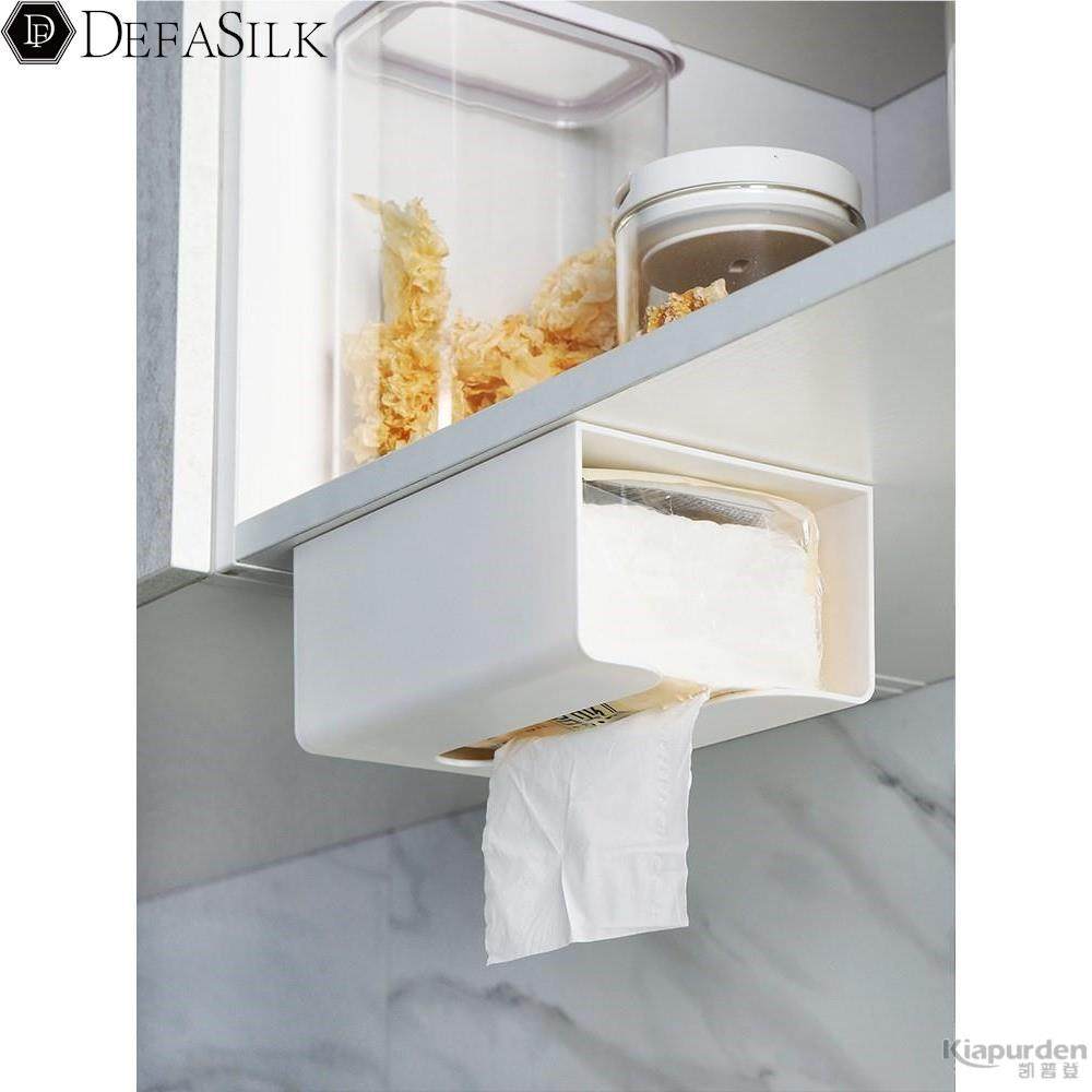 冰箱纸巾盒磁吸客厅置物架北欧简约ins收纳盒创意家用壁挂抽纸盒