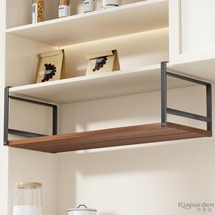 厨房吊柜门下置物架悬挂吊篮挂架分层置物架挂纸巾保鲜膜收纳层架