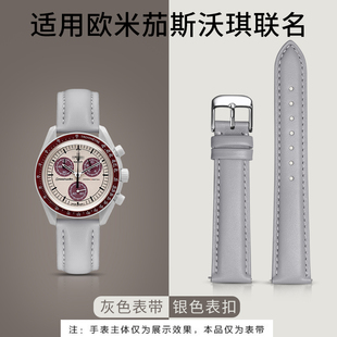 炫烁适配omega swatch欧米茄斯沃琪联名款手表带金星水星月球系列