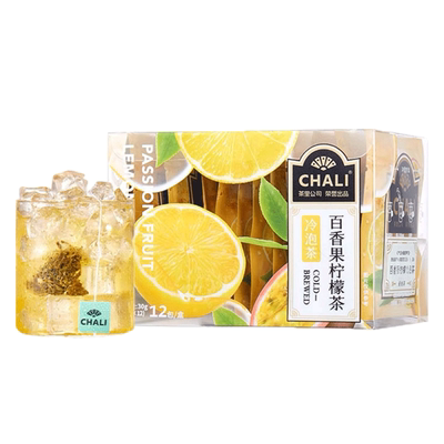 chali蜜桃乌龙百香果柠檬冷泡茶