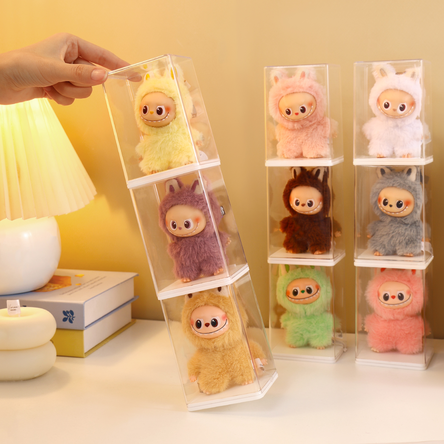 4.0代labubu展示盒单个透明