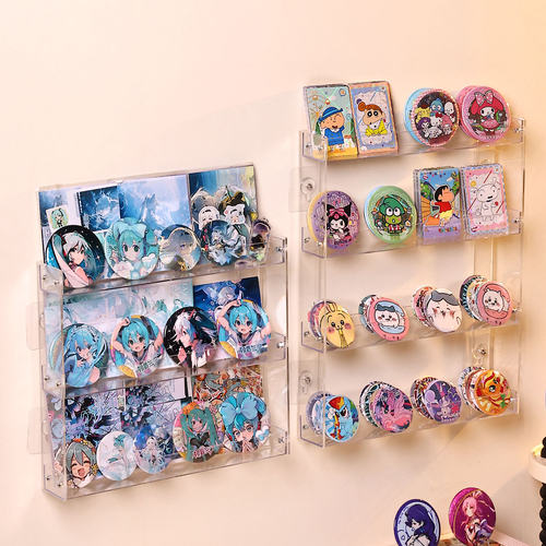 吧唧展示架挂墙上置物架