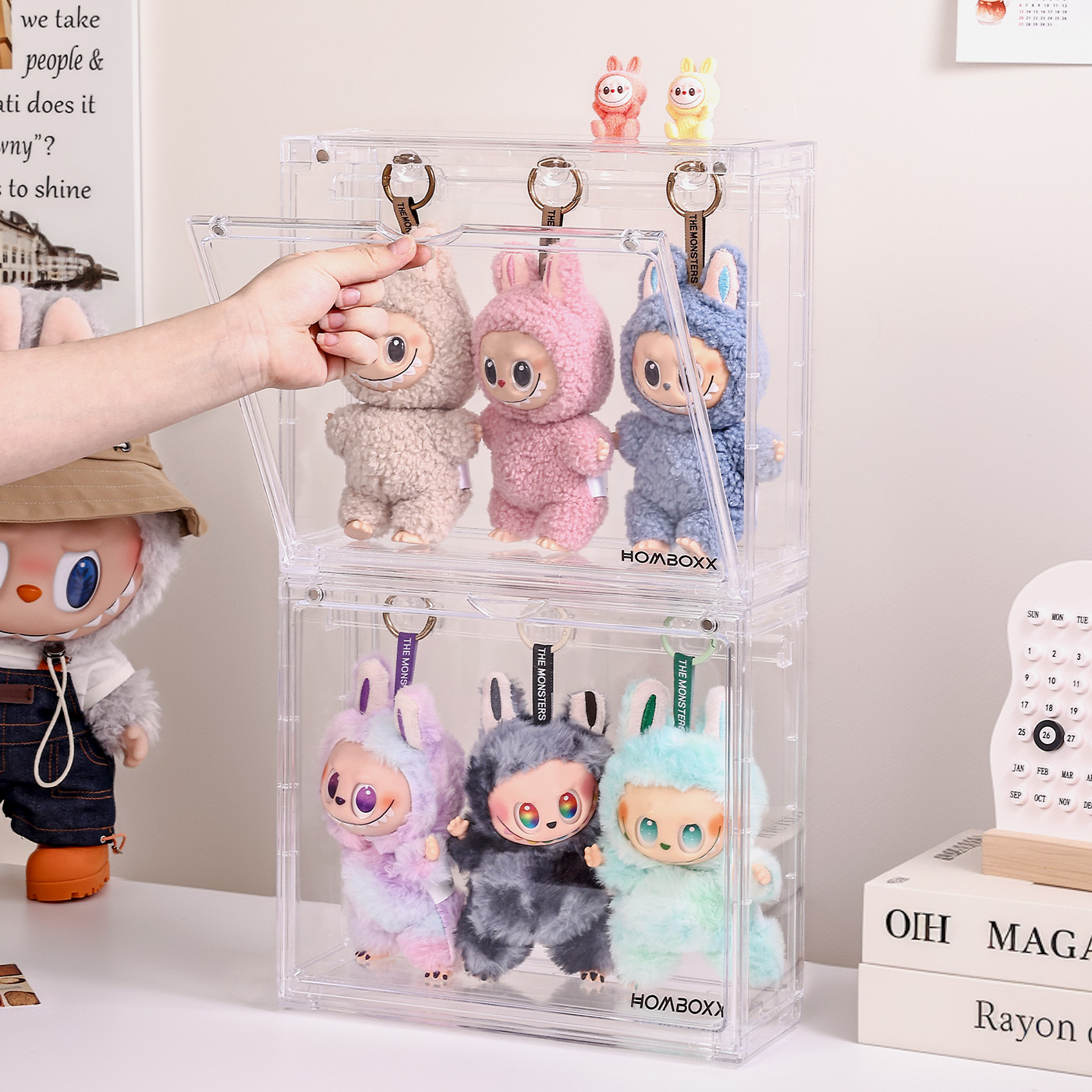 【磁吸开合】悬挂式防尘收纳