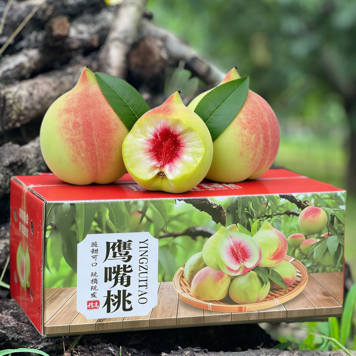江西赣南鹰嘴桃新鲜现摘