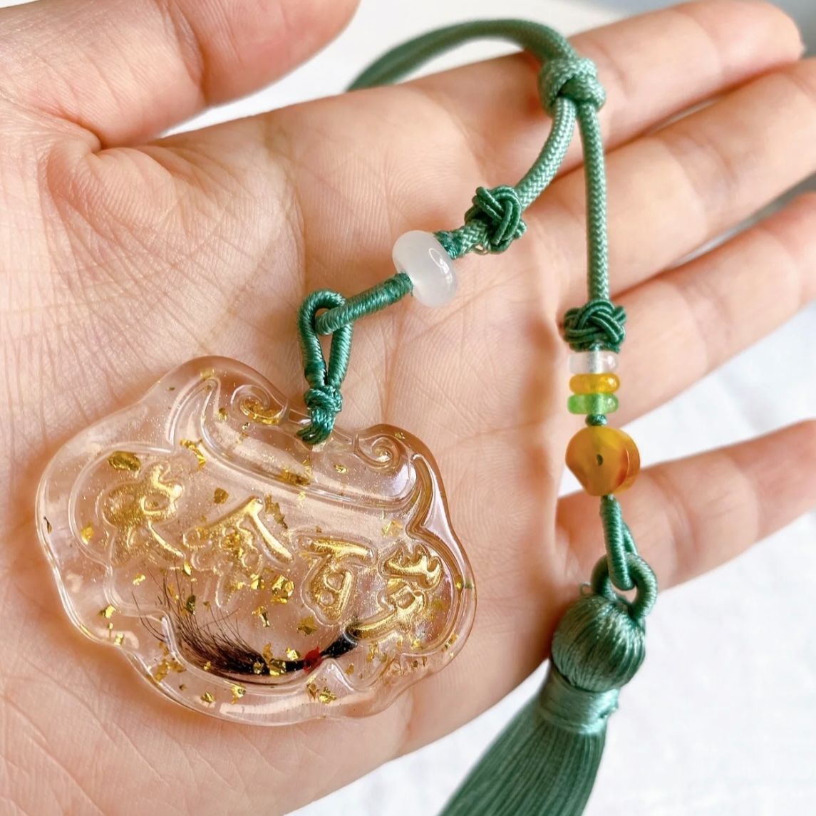 脐带保存树脂宝宝胎毛胎发梳子周岁纪念品饰品手工制作树脂滴胶材