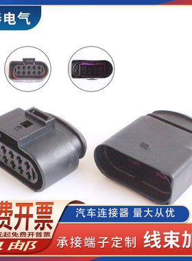 DJ7105A-3.5-11/21国产汽车连接器大灯插头1J0973835/1J0973735