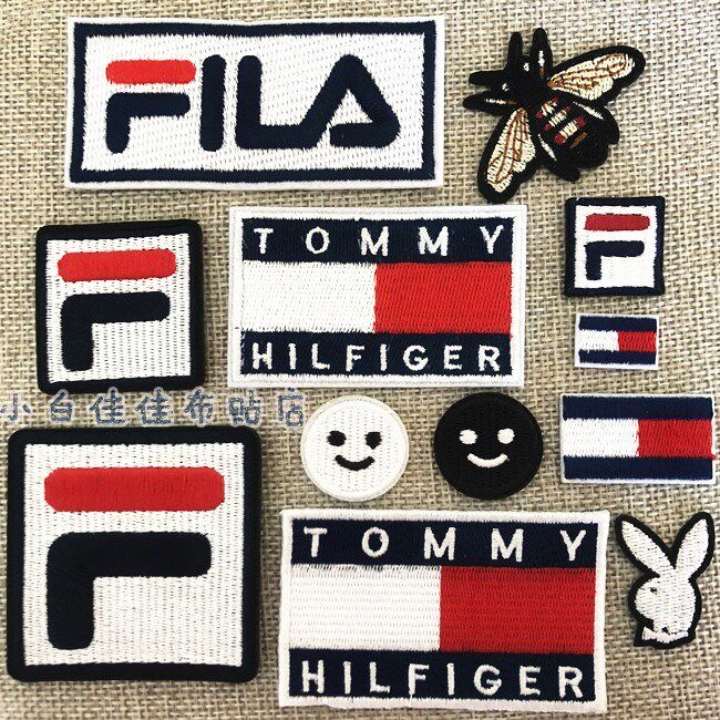 Tommy Hilfiger Tommy logo Embroidery badge clothes T-shirt Cloth sticker Fila honeybee Smiling facein the Home Fabric , Sew DIY Material,Tools and finished products , Sew DIY Fitting/Accessories/Accessories , Fabric sticker  category - from Buy2taobao.com to provide professional Taobao agent buy service