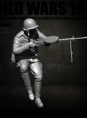 1/35 YUFAN原创正版 二战欧洲兵人  树脂手办 兵人白模 YFWW-2183