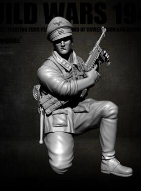 1/35 YUFAN原创正版 二战欧洲兵人  树脂手办 兵人白模 YFWW-2175