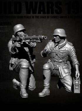 1/35 YUFAN原创正版 二战欧洲兵人  树脂手办 兵人白模 YFWW-2176