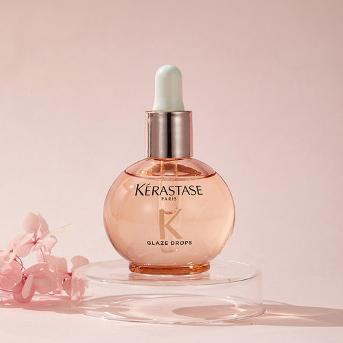 卡诗釉光玫瑰小粉珠护发精油亮泽修护柔顺防毛躁45ml