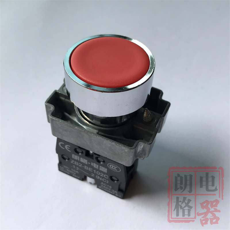 XB2-BA42C红色复位按钮开关