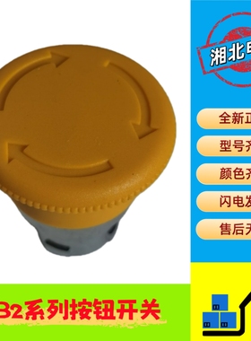 XB2系列按钮开关 XB2-BS551C 单头部 ZB2-BS55C 黄色急停自锁按钮