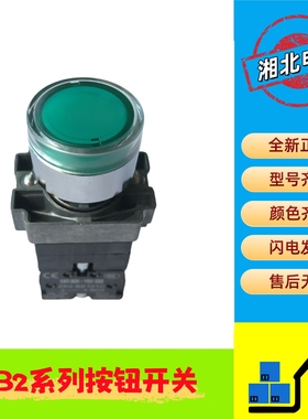 XB2带灯按钮 XB2-BW33B1C 绿色带灯复位按钮 DC24V XB2-BW33B5C