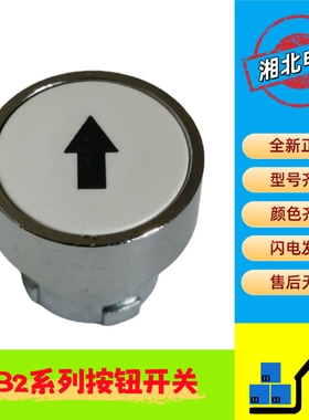 XB2按钮开关 XB2-BA3341C 单头部 ZB2-BA334C 白底黑箭头指示按钮