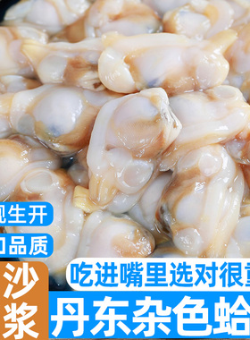 无沙生开杂色蛤肉丹东特产原汁蚬子肉花甲蛤蜊肉鲜活冷冻商用批发