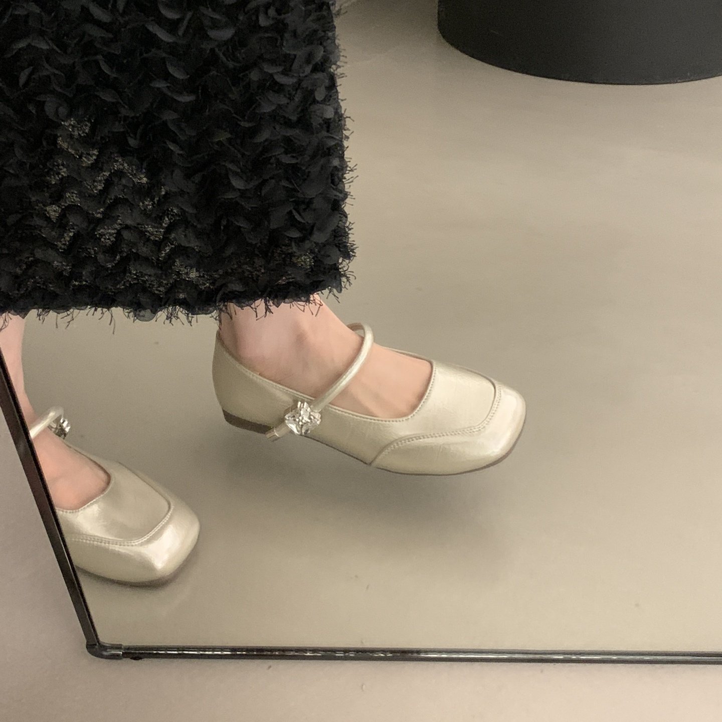 法式银色单鞋女春夏2026新款配裙子气质晚晚鞋平底芭蕾玛丽0125w,女鞋,时尚休闲鞋,淘宝优惠券,粉丝福利购,淘宝优惠卷