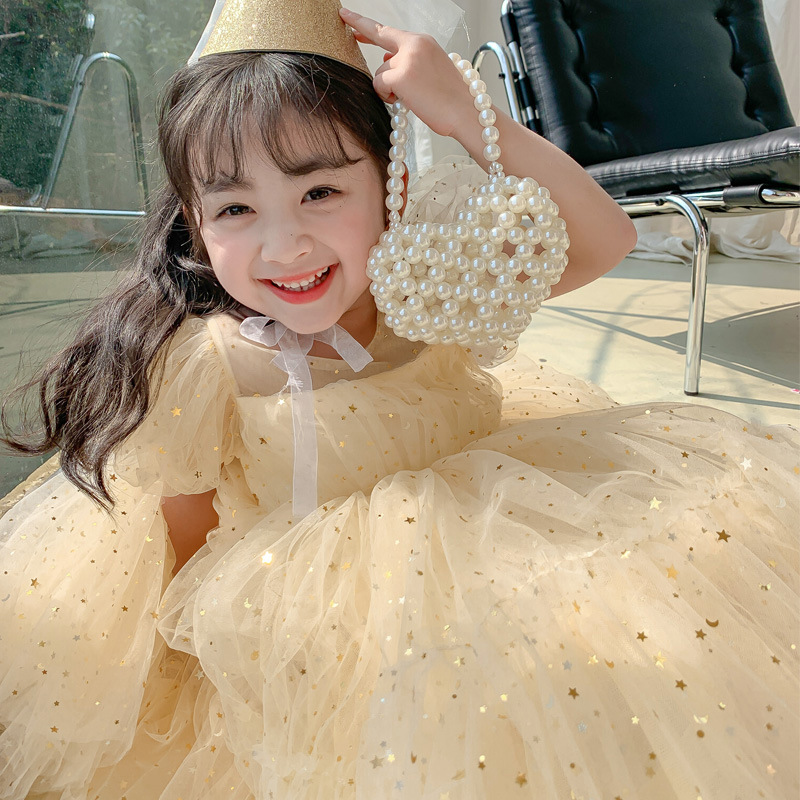 女童夏装连衣裙2024新款韩版洋气儿童装夏季裙子小女孩网纱公主裙