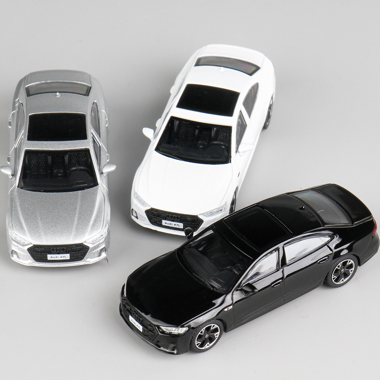 麦思迪1:64奥迪A7L仿真合金汽车模型收藏摆件儿童玩具礼物