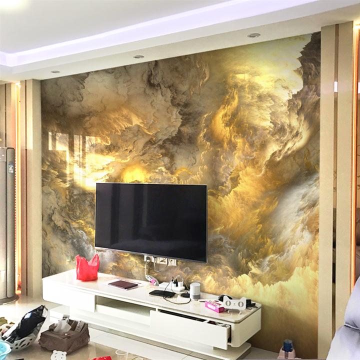 c北欧瓷砖背景墙大理石创意图案定制石材微晶石电视背景墙瓷m砖g