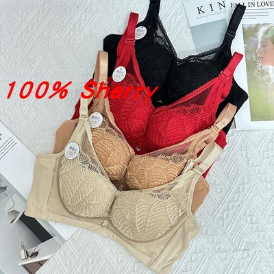 百分百1572 新款红色内衣A杯中厚无钢圈柔软聚拢小胸抹胸内衣