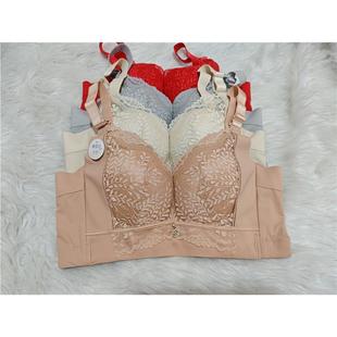 百分百感觉6015 五排扣B杯内衣莫代尔蚕丝记忆软钢圈调整型收副乳