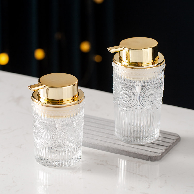 简约玻璃乳液器家用按压式洗手液空瓶大容量沐浴露洗发水分装瓶子,家庭/个人清洁工具,乳液器,淘宝优惠券,粉丝福利购,淘宝优惠卷