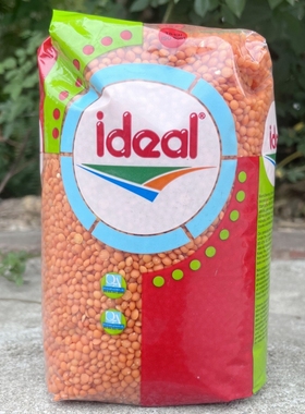 土耳其进口Ideal意得红扁豆干扁豆生豆扁豆汤沙拉原料Red Lentil