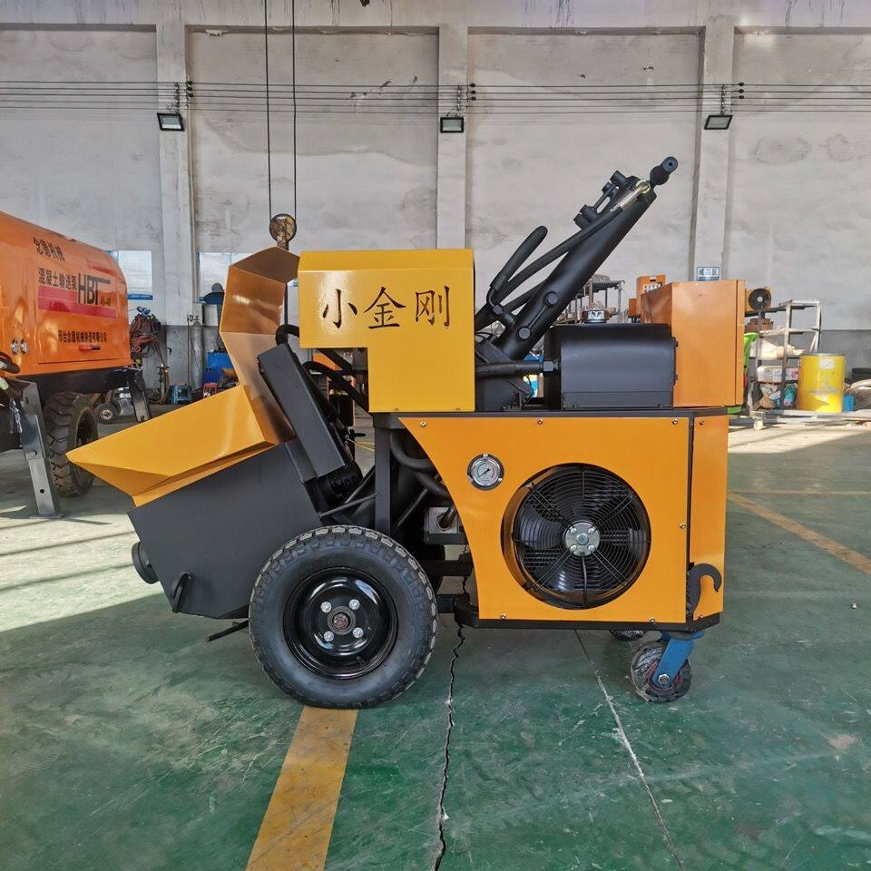 小金刚混凝土输送泵二次构造柱泵大型混泥土输送泵电动机柴油动力