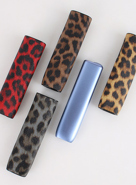 适用iqo八代ilum i one保护套豹纹装饰皮革韩欧版8代一体机防摔壳